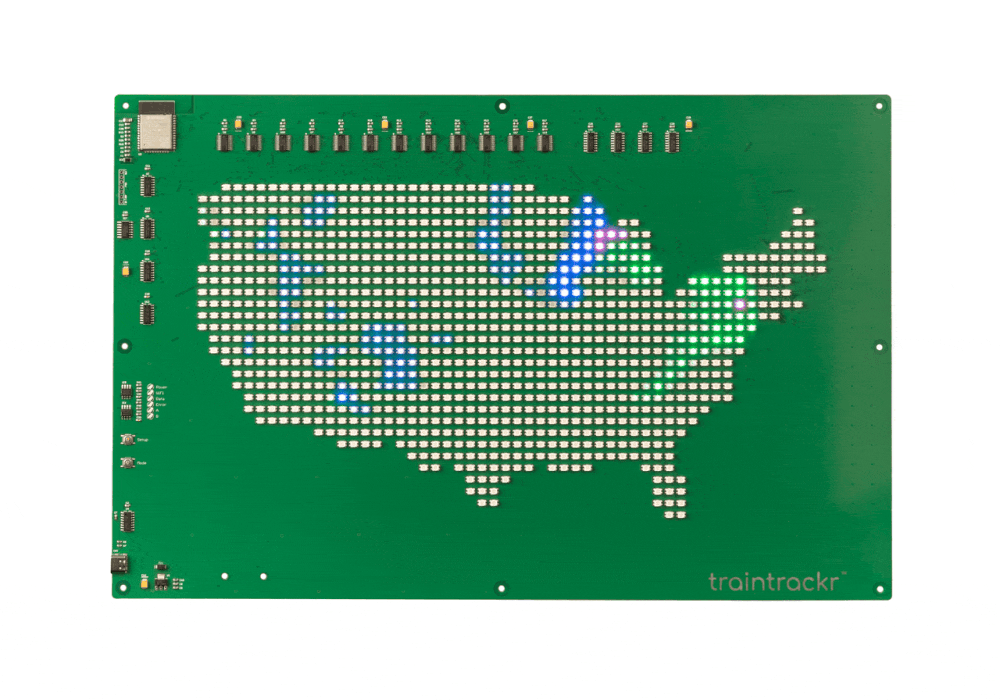 US Map Trackr (Colour)
